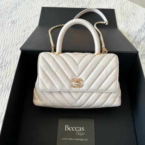 Authentic Chanel Coco Handle Bag - Picture 2 of 15